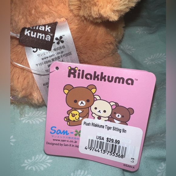 NWT San-X  Rilakkuma Tiger Plush - Picture 3 of 9